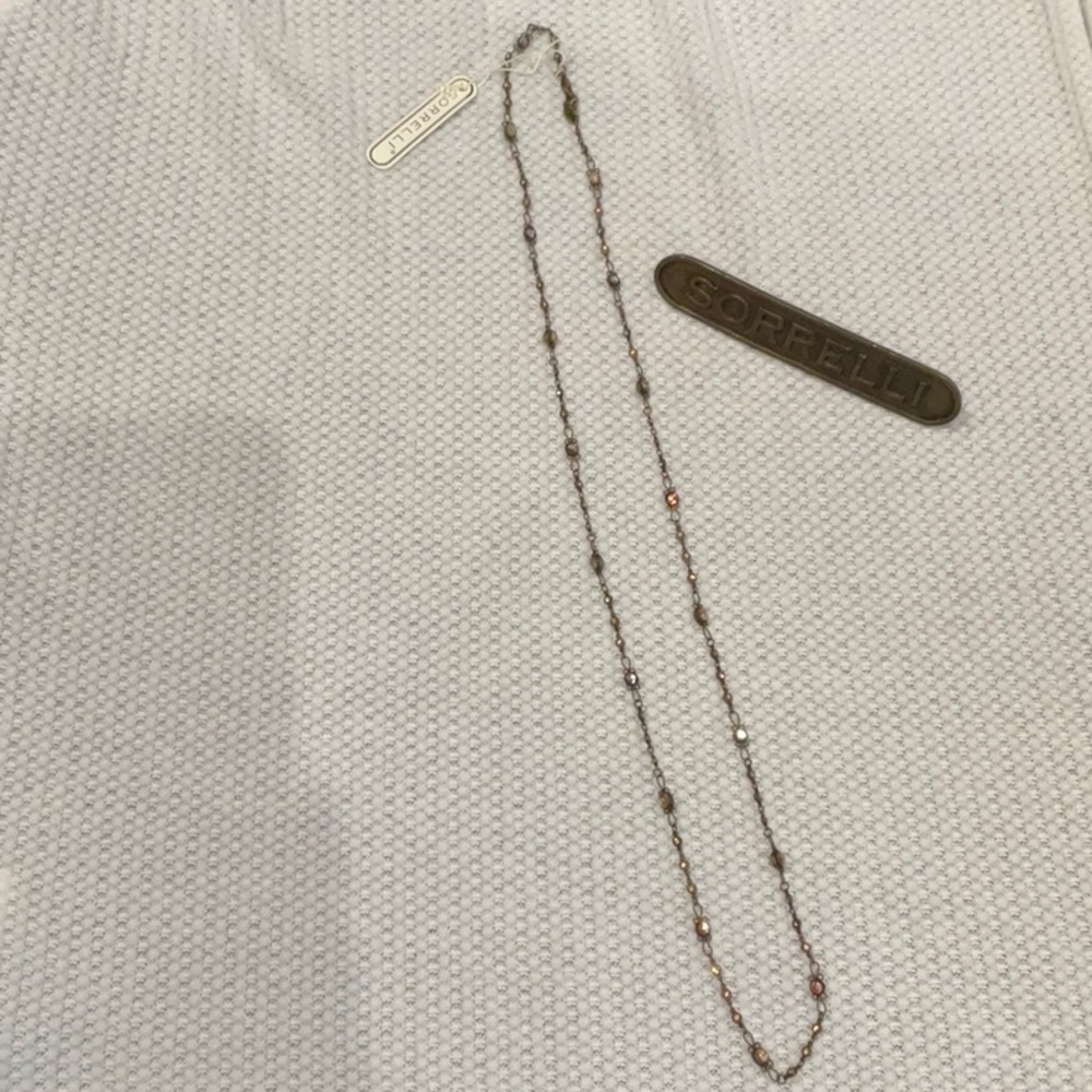 NWT SORRELLI item #314 Long Elegant crystal Necklace
